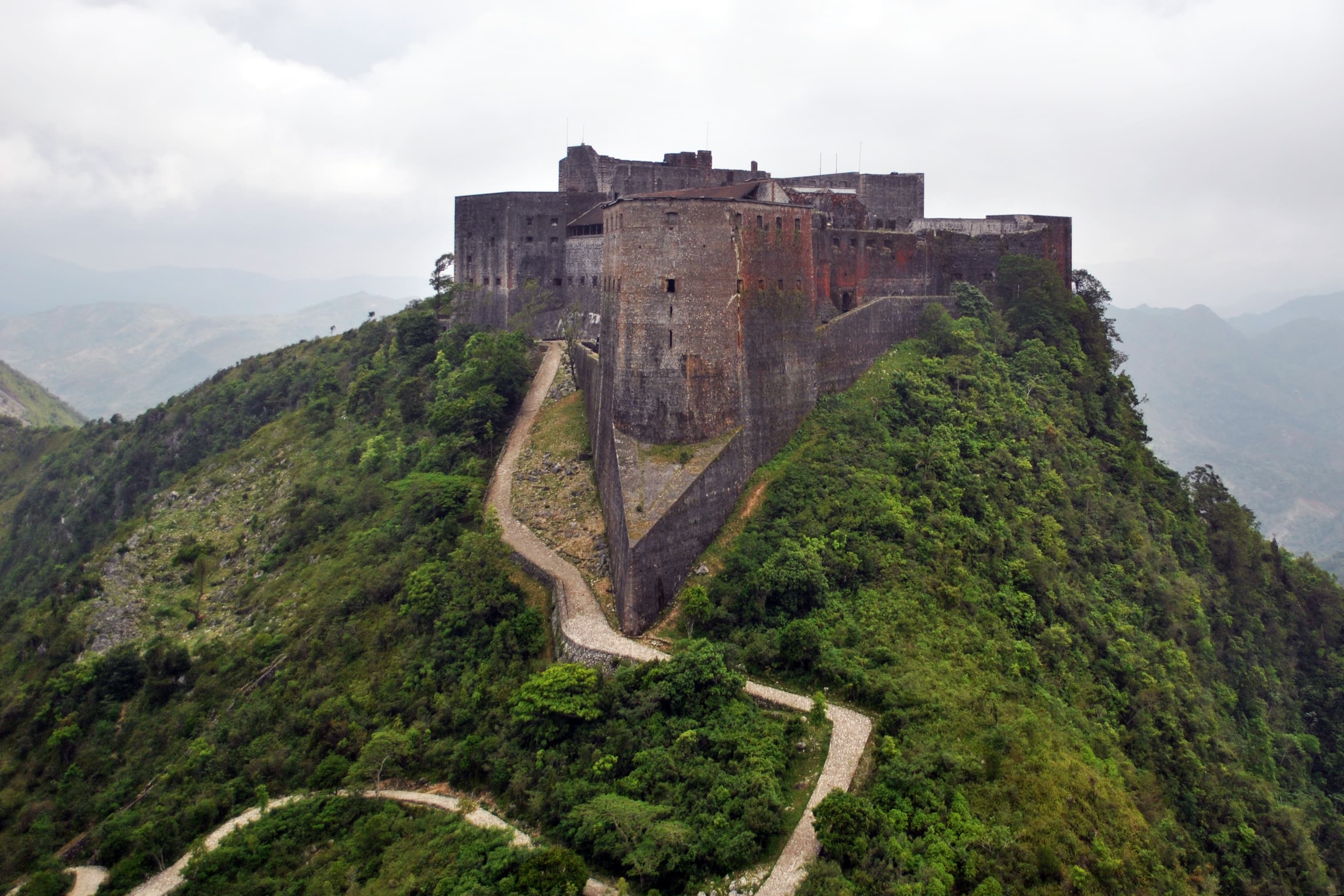 The Citadelle Laferrière, along with the ruins of Sans-Souci, is a UNESCO World Heritage Site.