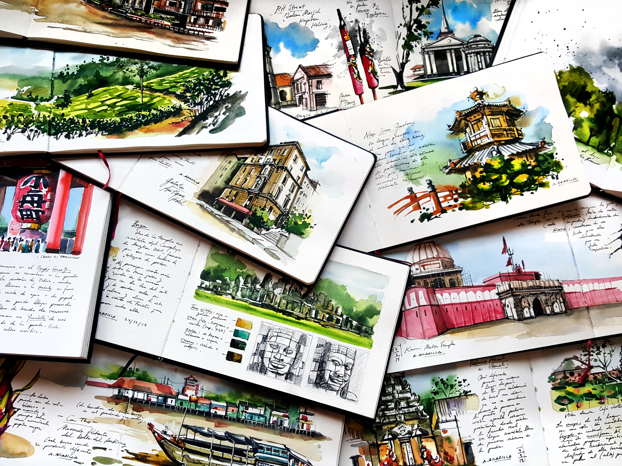 Travel Watercolors